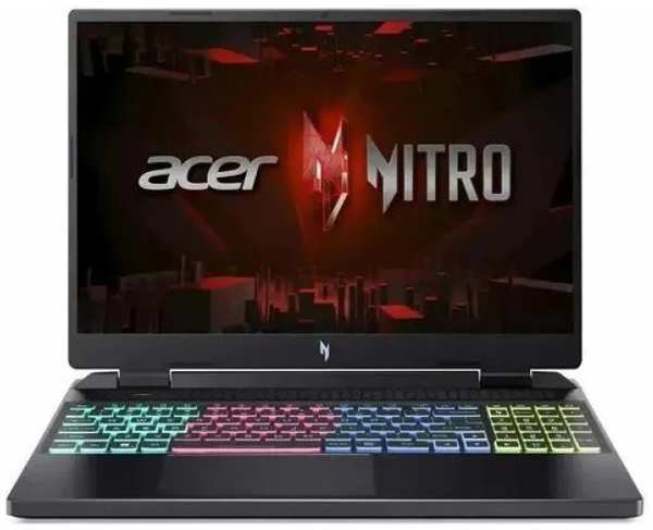 Ноутбук Acer Nitro AN16-42-R0RF NH.QSLCD.004 Ryzen 7 8845HS/16GB/1TB SSD/RTX4070 8GB/16″ IPS WQXGA/WiFi/BT/cam/noOS