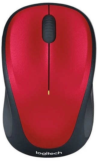 Мышь Wireless Logitech M235 910-003412 красная/черная оптическая 1000dpi USB2.0 для ноутбука 2but