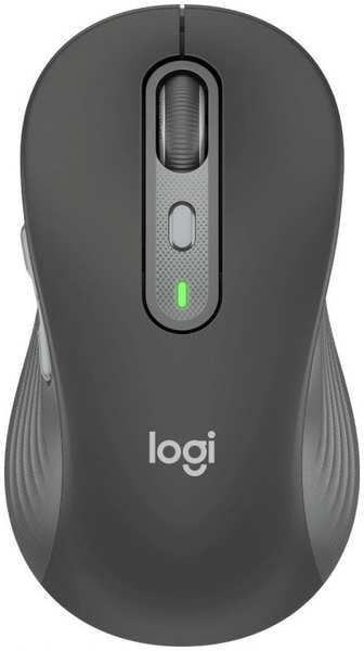 Мышь Wireless Logitech M750 L Large 910-006266 графитовая оптическая (4000dpi) BT/Radio USB (5but)