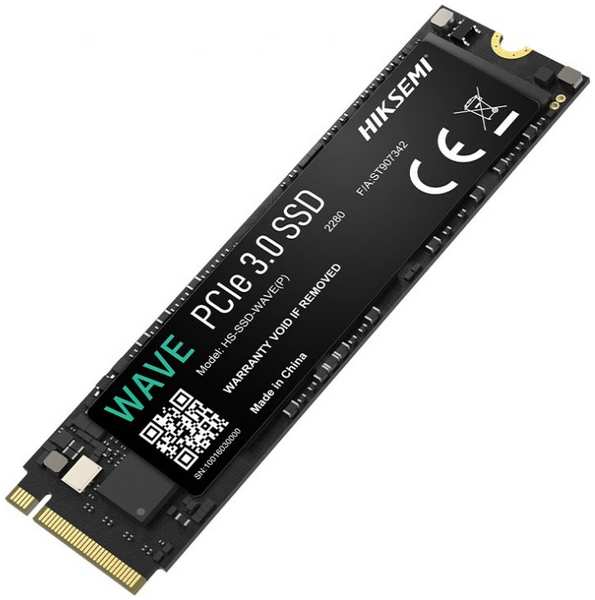 Накопитель SSD M.2 2280 HIKVISION HS-SSD-WAVE(P) 128G HIKSEMI 128GB PCI-E 3.0 x4 3D NAND 1200/950MB/s IOPS 55K/180K TBW 80 MTBF 1.5M 9698868243