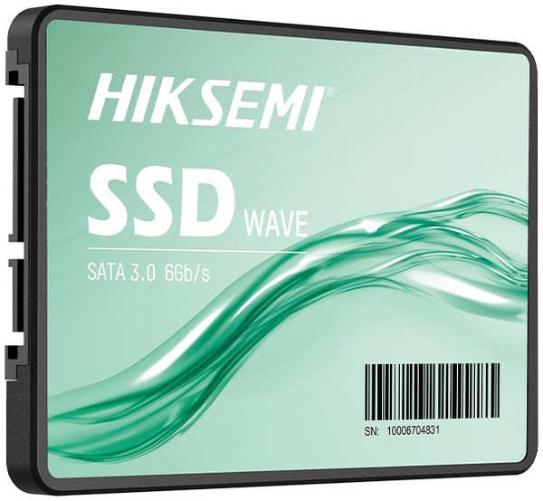 Накопитель SSD 2.5'' HIKVISION HS-SSD-WAVE(S) 256G HIKSEMI 256GB SATA 6G 3D NAND 530/400MB/s IOPS 45K/75K TBW 80 MTBF 1.5M