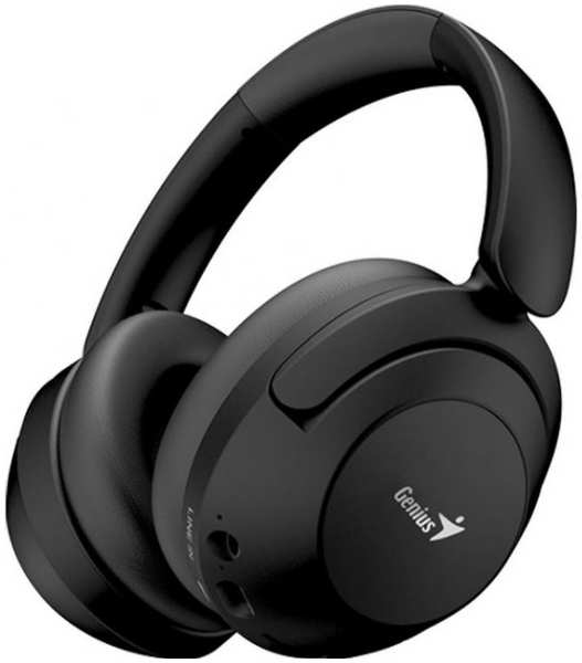 Наушники беспроводные с микрофоном Genius HS-810BT 31710029400 bluetooth, 3.5мм, Type-C, черный 9698868368