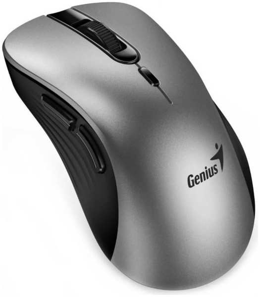 Мышь Wireless Genius Ergo 8100S AI 31030040404 2,4 ГГц, 800-1600dpi, 6 кнопок, silver grey 9698868388