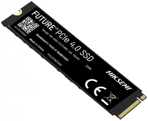 Накопитель SSD M.2 2280 HIKVISION HS-SSD-FUTURE LITE 4096G HIKSEMI 4TB PCI-E 4.0 x4 3D NAND 7300/6200MB/s IOPS 868K/603K TBW 3000 MTBF 2M