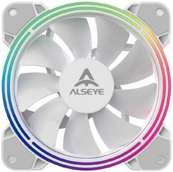 Вентилятор для корпуса ALSEYE Halo 4.0 120x120x25mm, 800-2000rpm, 42,5CFM, 35dBa, RGB, 4-pin, (3-pack)