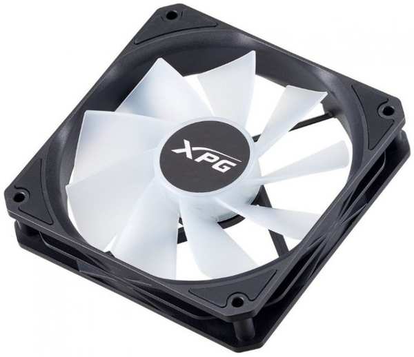 Вентилятор для корпуса ADATA XPG VENTO R 120 ARGB PWM 120x120mm, 300-1600rpm, 65CFM, 32dBa, ARGB, 4-pin PWM, black 9698869449