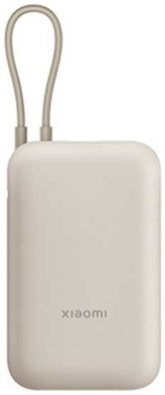 Аккумулятор внешний Xiaomi power bank BHR9072GL 10000mAh (Integrated Cable) Tan GL