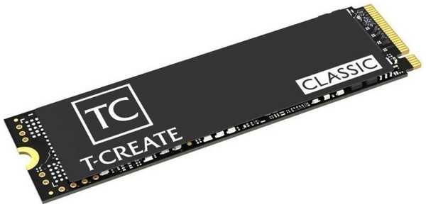 Накопитель SSD M.2 2280 Team Group T-CREATE CLASSIC I45 TM8FFX001T0C129 1TB, 5000/4800MB/s, PCIe 4.0 x4, NVMe, 3D TLC, 650 TBW, MTBF 3M