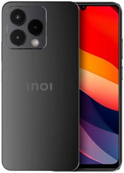 Смартфон INOI A54 4/256GB 6297001537398 6.7″ HD+ IPS 90Hz MediaTek G88 256/4+8GB 50/8MP 5000 mAh Type C Android 13 LTE, Titanium