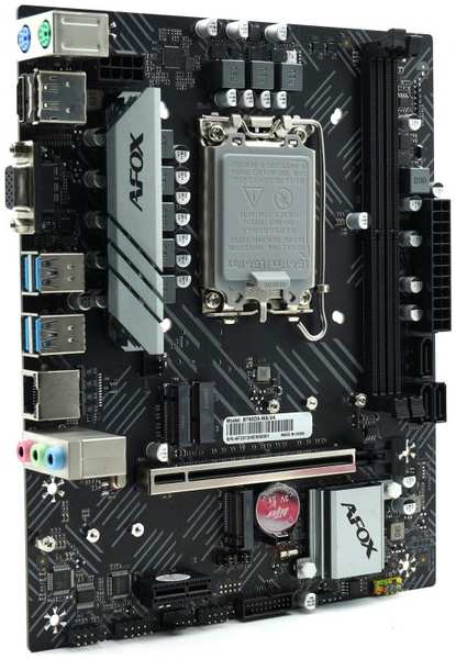 Материнская плата mATX Afox B760D4-MA5-V2 (LGA1700, B760, 2*DDR4 (3600), PCIe, 2*M.2, 3*SATA 6G, HDMI, DP, VGA, 4*USB 3.0)