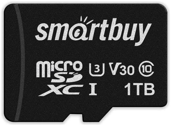 Карта памяти MicroSDXC 1024GB SmartBuy SB1TBSDP01 Class 10 Pro UHS-I U3 V30 70/90 MB/s, SD адаптер