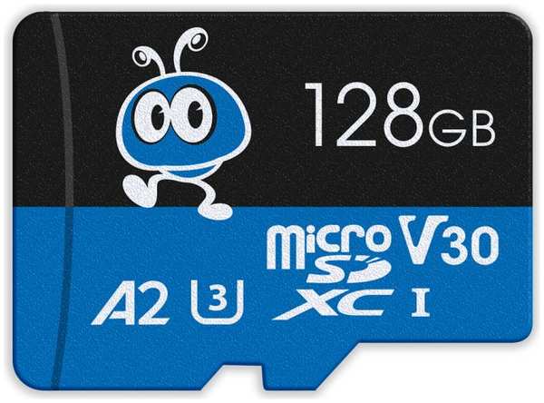 Карта памяти MicroSDXC 128GB SmartBuy SB128GBSDU3UL01 Сlass 10 Ultra UHS-I U3 V30 A2 150/165 MB/s