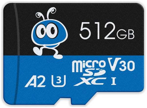 Карта памяти MicroSDXC 512GB SmartBuy SB512GBSDU3UL01 Сlass 10 Ultra UHS-I U3 V30 A2 150/165 MB/s