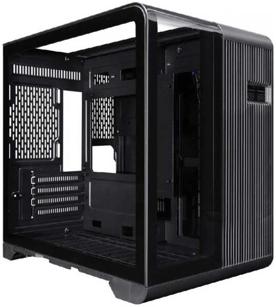 Корпус mATX 1STPLAYER RT5 RT5-BK без БП, боковая панель из закалённого стекла, 2*USB 3.0, audio