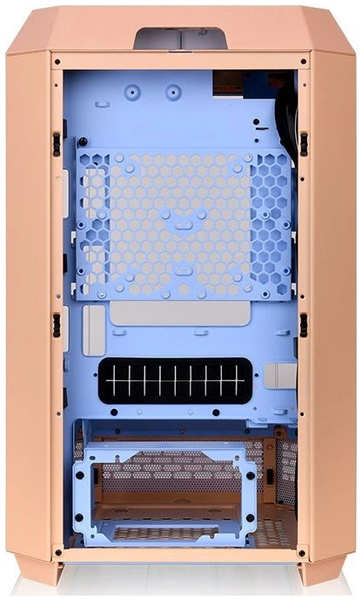 Корпус mini-ITX Thermaltake The Tower 300 PEACH Fuzz CA-1Y4-00S без БП 2*USB3.0 audio bott PSU