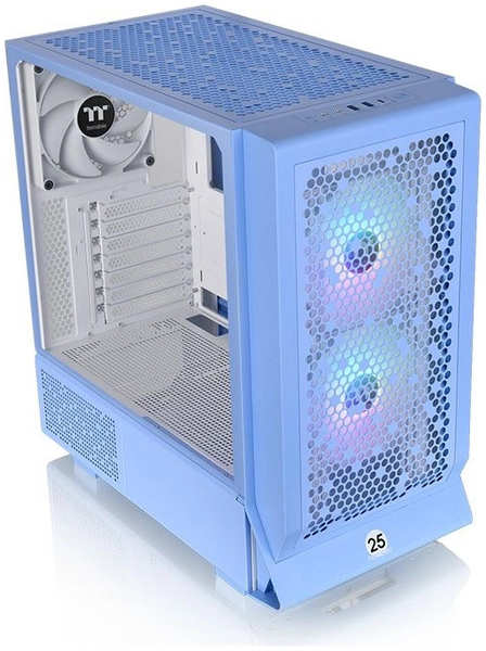 Корпус ATX Thermaltake Ceres 330 TG ARGB Hydrangea CA-1Y2-00MFWN-00 голубой, без БП, 2*USB3.0, audio 9698880039