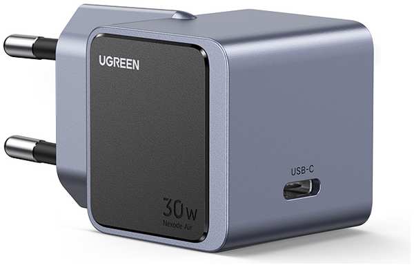 Зарядное устройство сетевое UGREEN X503 35041_ Nexode S 30W PD GaN Tech Charger EU, gray 9698880241