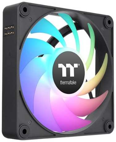 Вентилятор для корпуса Thermaltake CT120 EX CL-F181-PL12SW-A 120x120x25mm, черный, 500-2000rpm, 68CFM, 28.5dBa, 4-pin PWM ARGB (3-pack) Ret 9698880507