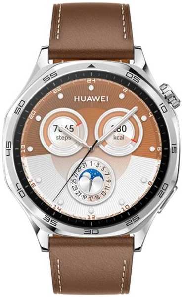 Часы Huawei GT 5 55020DGK 46mm Brown leather 9698880539