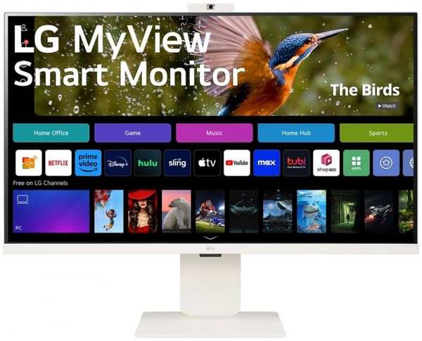 Монитор 31,5″ LG MyView 32SR85U-W 3840x2160, 400cd 178гр/178гр, IPS LED, 16:9, 60Hz,USB, HDMI, HAS