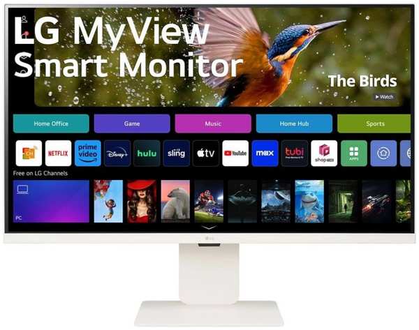 Монитор 31,5″ LG MyView 32SR83U-W 3840x2160, 400cd, 178гр/178гр, IPS LED, 16:9, 60Hz, HDMI, USB, HAS