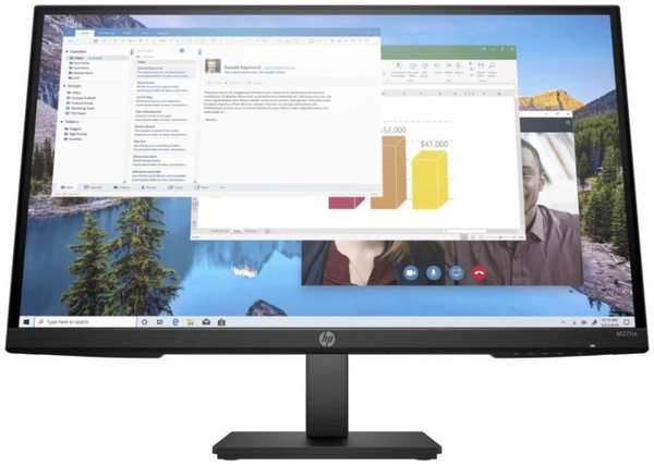 Монитор 27″ HP M27ha 35M57AA 1920x1080, 250cd, 1000:1, 178гр/178гр, IPS, 16:9, 60Hz, HDMI, VGA, DP, HAS, Piv 9698880874