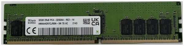 Модуль памяти DDR4 32GB Hynix original HMAA4GR7CJR8N-XN PC4-25600 3200MHz CL22 ECC Reg 2Rx8 1.2V 9698881339