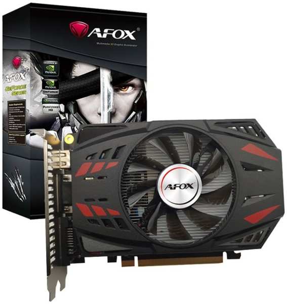 Видеокарта PCI-E Afox GeForce GT 730 (AF730-2048D5H5-V2) 2GB GDDR5 128bit 40nm 700/1600MHz VGA DVI-D HDMI RTL