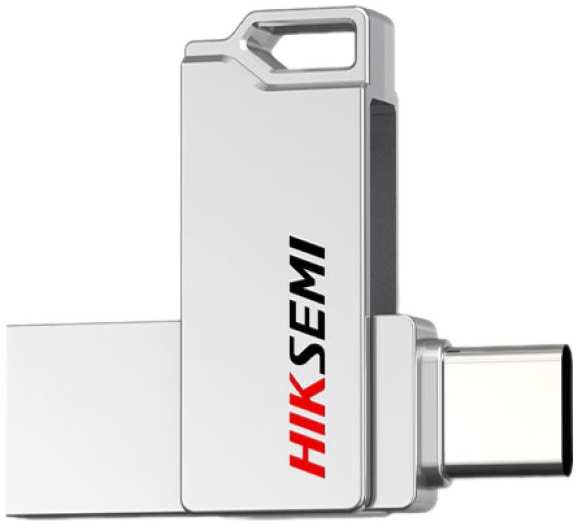 Накопитель USB 3.2 HIKSEMI HS-USB-E327C/128G/U3/SILVER SYNC USB3.2/Type-C 9698881430