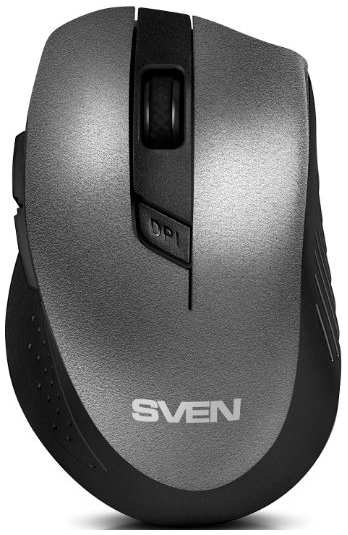 Мышь Wireless Sven RX-425W SV-014476 6 кн, 1600dpi, USB, серая