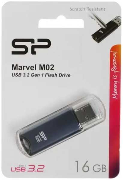 Накопитель USB 3.0 Silicon Power M02 16GB Marvel USB3.0