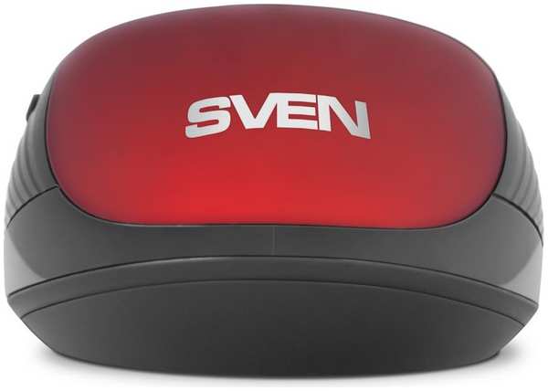 Мышь Wireless Sven RX-560SW SV-017071 6 кн, 800-1600dpi, USB, красная