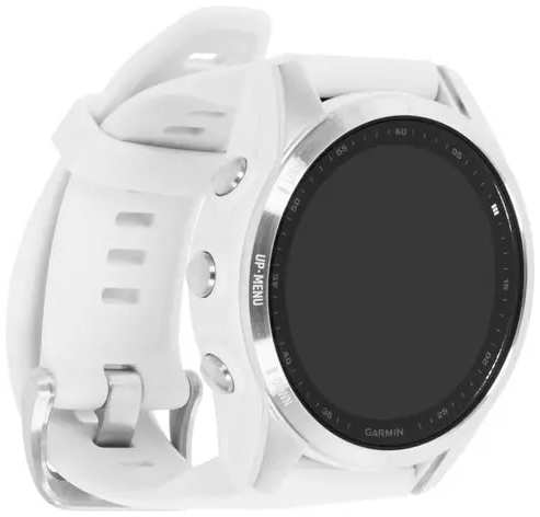 Часы Garmin Fenix 7S 010-02539-01 42мм, с графитовым ремешком, серебристые 9698881700