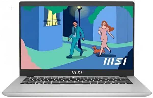 Ноутбук MSI Modern 14 C13M-836XBY 9S7-14J111-836 i5-1335U/16GB/512GB SSD/Iris Xe graphics/14″ FHD IPS/WiFi/BT/cam/noOS/silver 9698882254