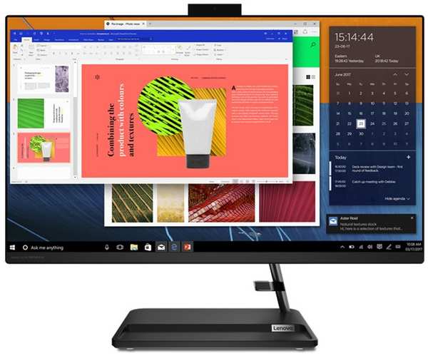 Моноблок 27'' Lenovo IdeaCentre AIO 3 27ALC6 F0FY00P4RU Ryzen 5 7430U/2x8GB/512GB/1920x1080/USB kbd/USB mouse/GbitEth/WiFi/BT/cam/noOS