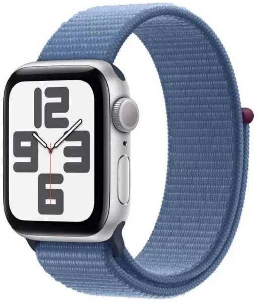 Часы Apple Watch SE (2nd Gen 2023) 44mm Silver Aluminium Case with Winter Blue Sport Loop (MREF3LL/A) 9698882795