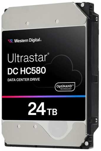 Жесткий диск 24TB SATA 6Gb/s Western Digital WUH722424ALE6L4 3.5″ Ultrastar DC HC580, 7200RPM, 512MB