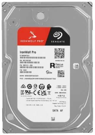 Жесткий диск 4TB SATA 6Gb/s Seagate ST4000NT001 3.5″ IronWolf Pro NAS, 7200rpm, 256MB