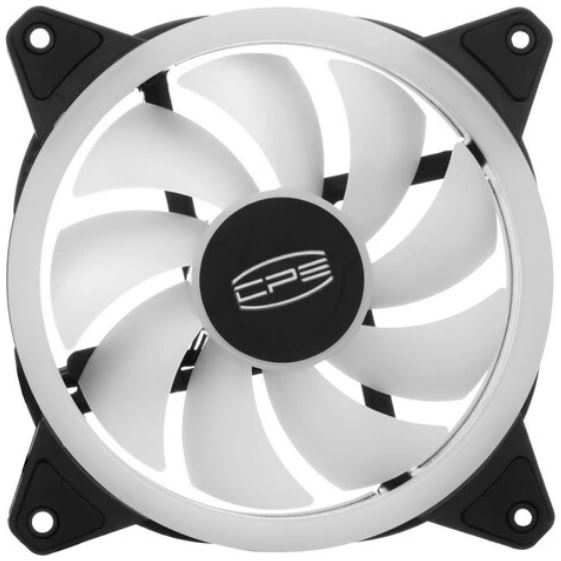 Вентилятор для корпуса PCCooler F3 T120 ARGB BK 120x120x25mm, 1800RPM, 46CFM, 21.6dBA, 4-pin PWM