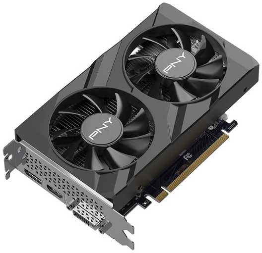 Видеокарта PCI-E PNY GeForce RTX 3050 VERTO Dual Fan (VCG30506DFXPB1) 6GB GDDR6 96bit 8nm 1042/14000MHz HDMI/DP/DVI 9698883690