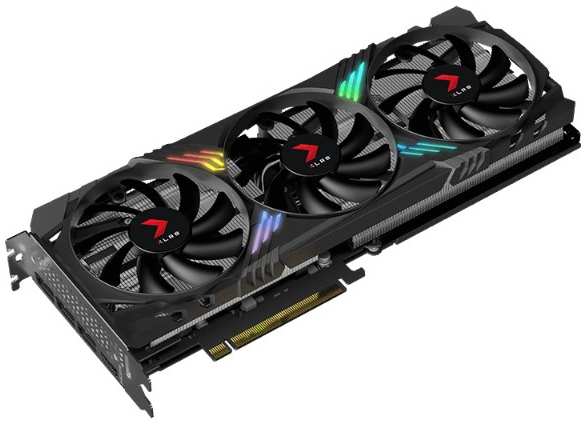 Видеокарта PCI-E PNY GeForce RTX 4060 Ti XLR8 Gaming VERTO EPIC-X RGB Triple Fan (VCG4060T8TFXXPB1) 8GB GDDR6 128bit 5nm 2310/18000MHz HDMI/3*DP 9698883695