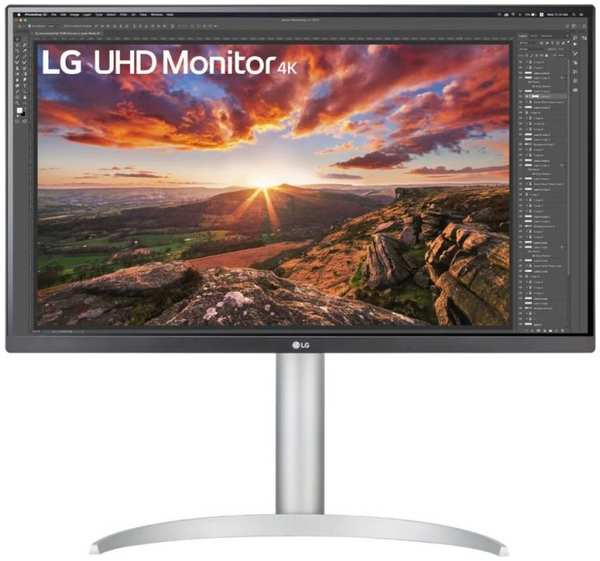 Монитор 27″ LG UltraGear 27UP850N-W white, IPS, 3840x2160, 60Hz, 5ms, 400cd/m2, 178°/178°, 1200:1, 2 9698883862