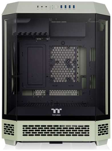 Корпус ATX Thermaltake The Tower 600 CA-1Z1-00MEWN-00 Matcha, без БП, панели из закаленного стекла, 4*USB3.0, Type-C, audio