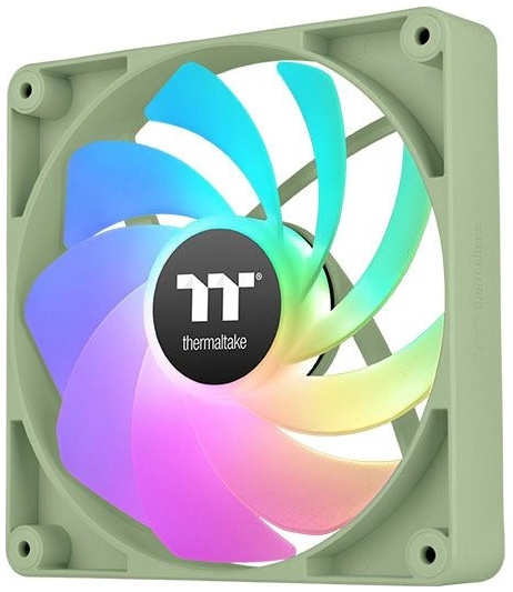 Вентилятор для корпуса Thermaltake CT140 Reverse ARGB Sync Matcha CL-F201-PL14MG-A 140x140x25mm, зеленый, 500-1800rpm, 94.95CFM, 32.8dBa, 4-pin PWM, ( 9698885191