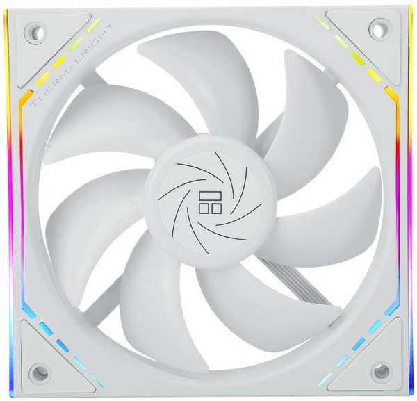 Вентилятор для корпуса Thermalright TL-M12W-S 120x124x25mm, 1500RPM, 47.6CFM, 23.2dBA, 4-pin PWM, White 9698885463