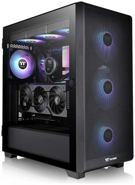 Корпус ATX Thermaltake S250 TG ARGB CA-1Y6-00M1WN-00 , панель из закаленного стекла, 2*USB 3.0, HD Audio