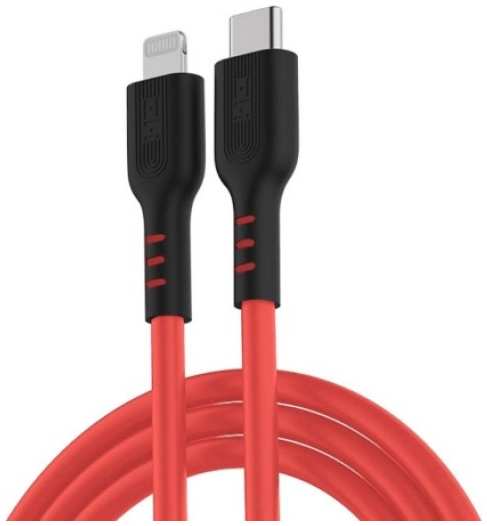 Кабель интерфейсный ZMI GL870 USB Type-C to Lightning silicone Cable red (1m)