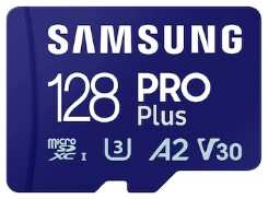 Карта памяти MicroSDXC 128GB Samsung MB-MD128SA/KR PRO Plus Class 10, A2, V30, UHS-I (U3), W 130 МБ