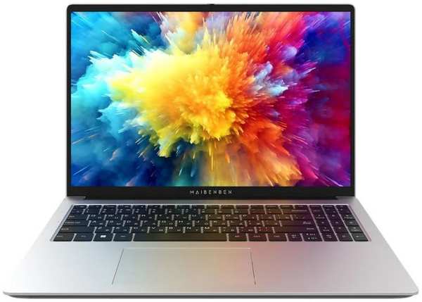 Ноутбук Maibenben M653 R3-5400U/8GB/512GB SSD/16″ FHD IPS/WiFi/BT/Linux/серебристый 9698886378