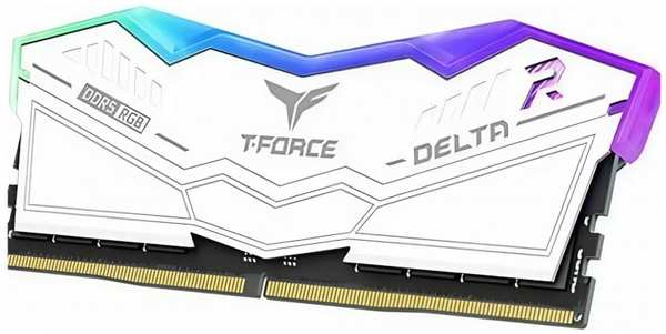 Модуль памяти DDR5 32GB (2*16GB) Team Group FF4D532G6000HC28ADC01 T-Force Delta RGB 6000MHz CL28 1.40V white 9698887907